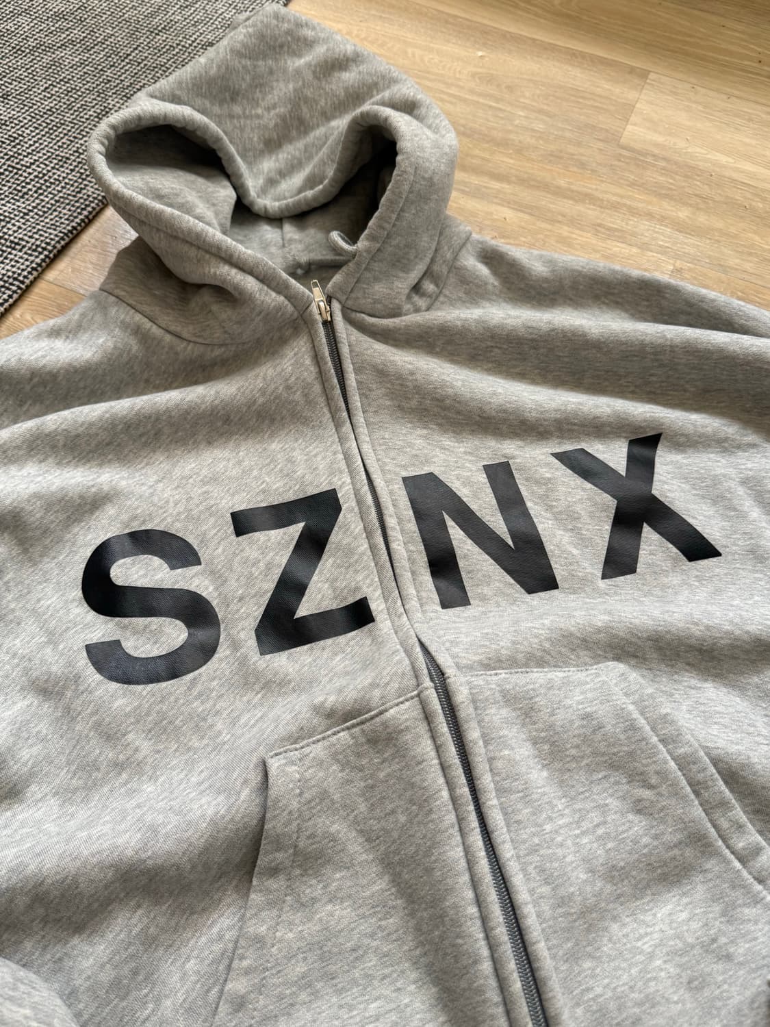 이지 YEEZY 후드집업 HD-10 그레이 한국 한정판 2사이즈 상품이미지5