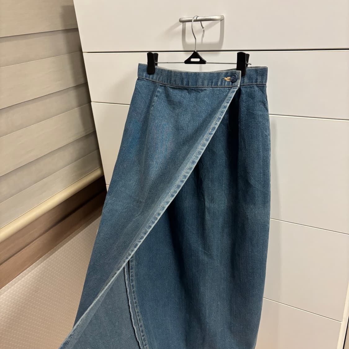 일본제 디테일 좋은 데님 랩 롱스커트 상품이미지3