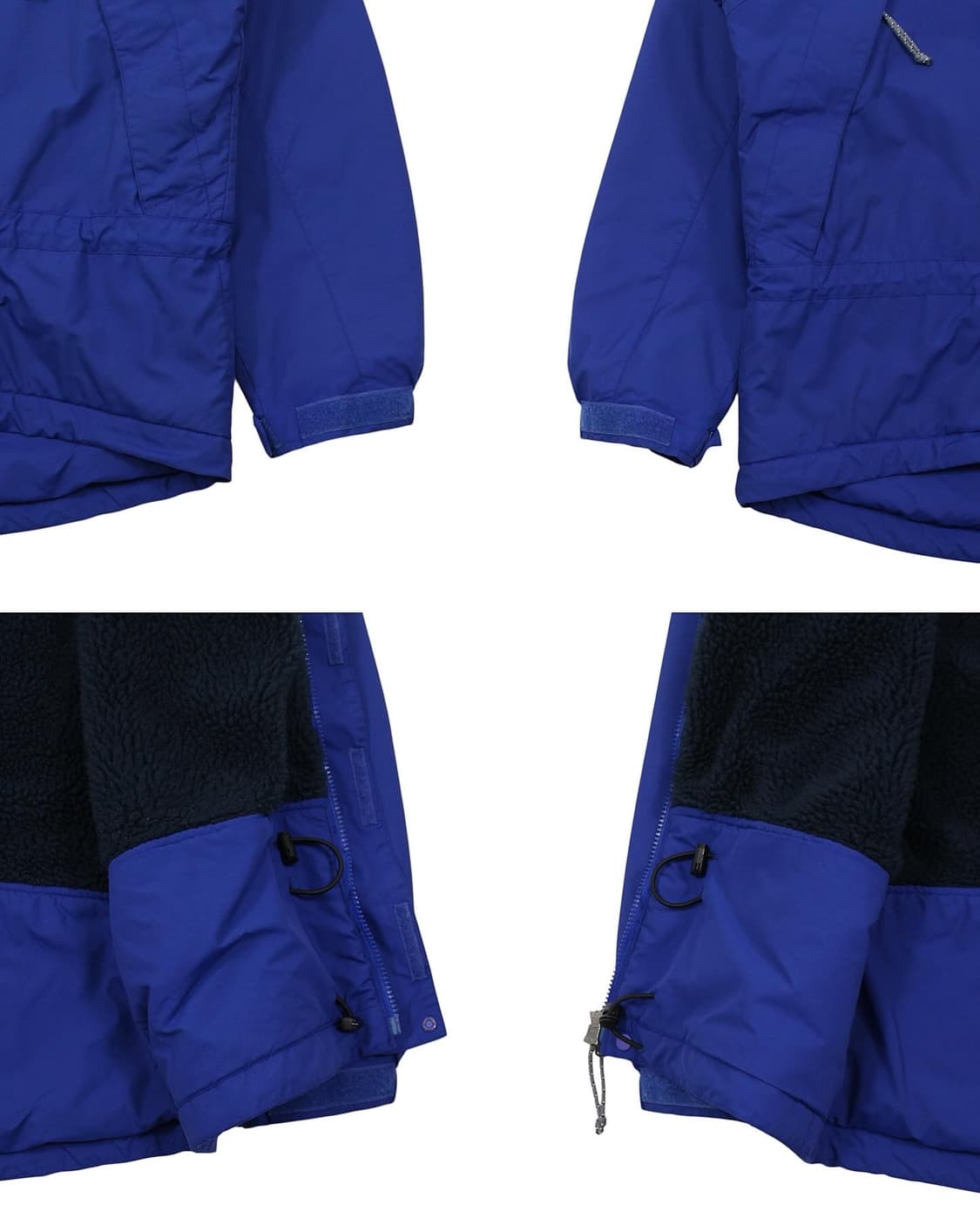 2001 파타고니아 인퍼노 자켓 블루 딥파일 안감 빈티지 상품이미지8