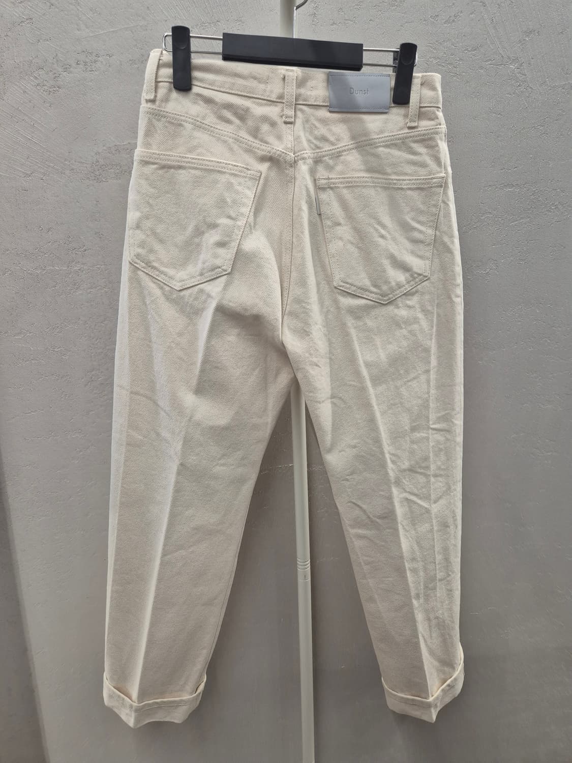 던스트 코튼 팬츠 크림 M 상품이미지3