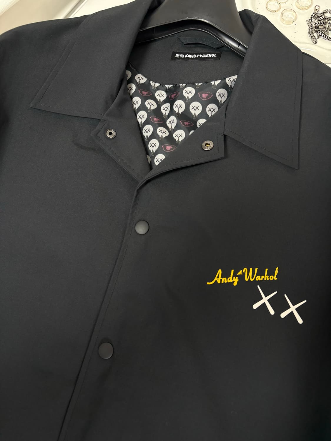유니클로 카우스 앤디워홀 코치자켓 xxl 상품이미지4
