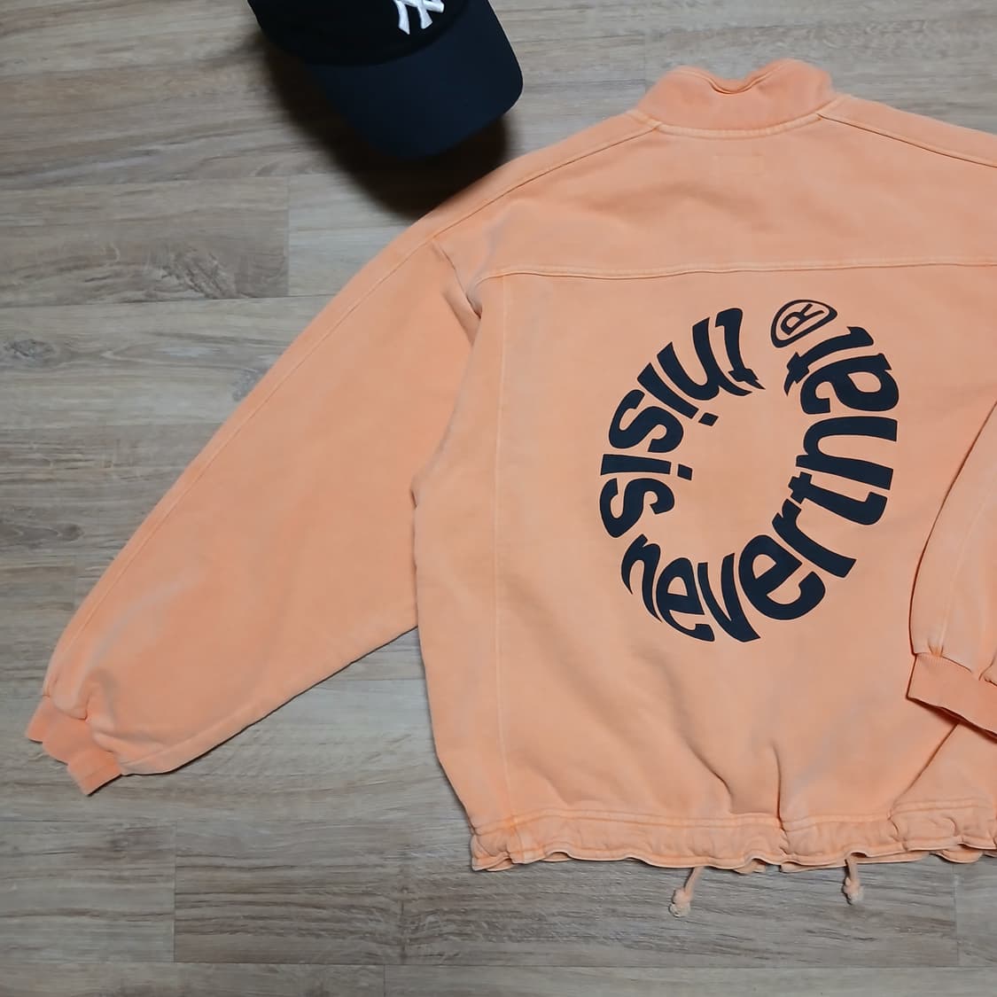 디스이즈네버댓 튼튼한 원단 오버사이즈 스웻자켓 상품이미지8