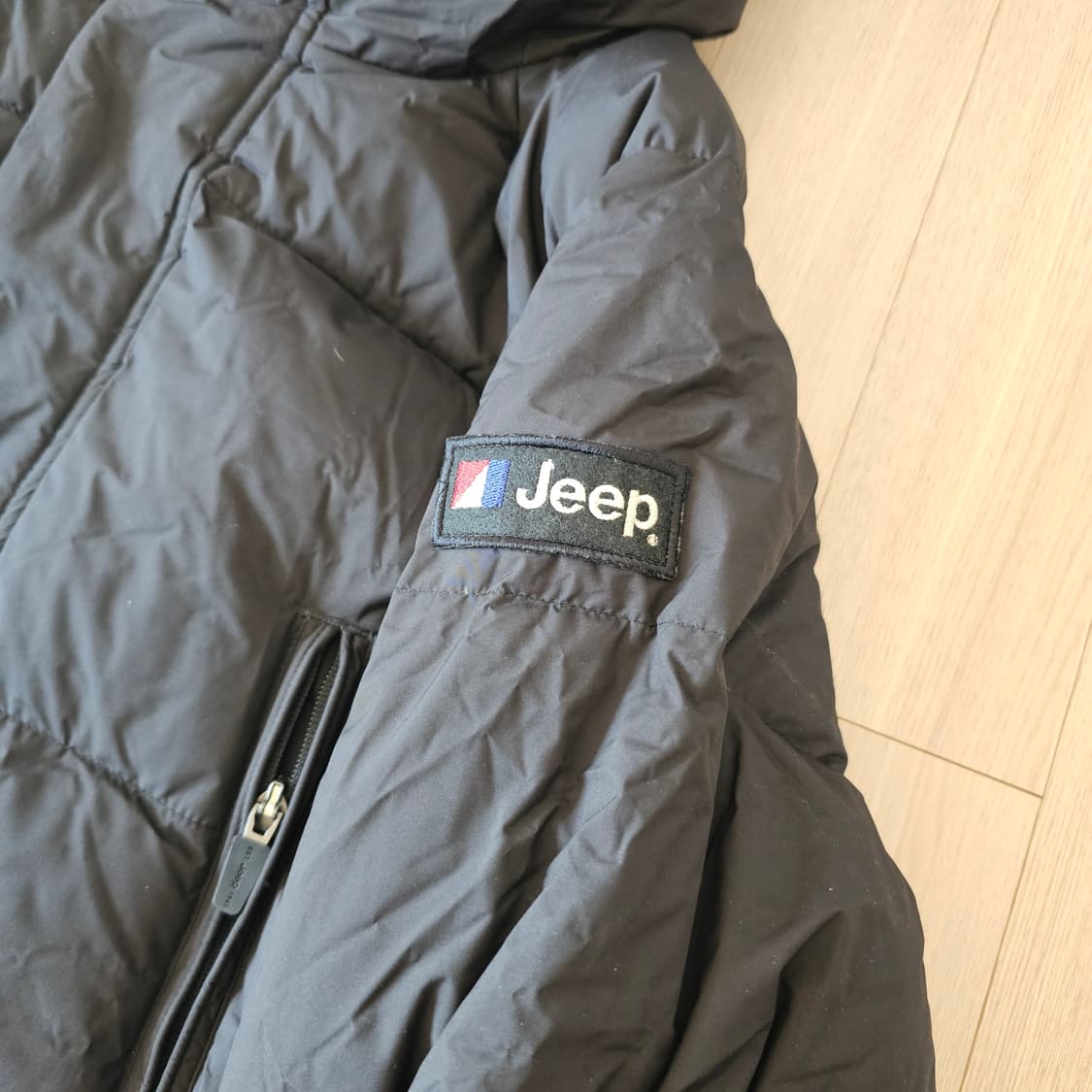 M 95 (체감 100 105 L~XL) JEEP 지프 롱패딩 다운 패딩 상품이미지4