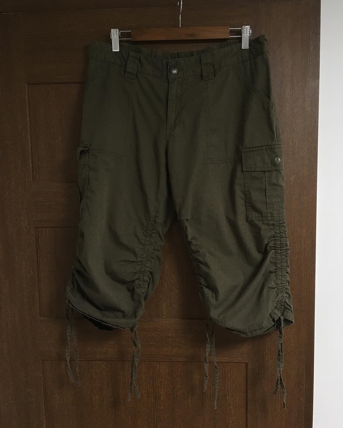 khaki shirring shorts  상품이미지4