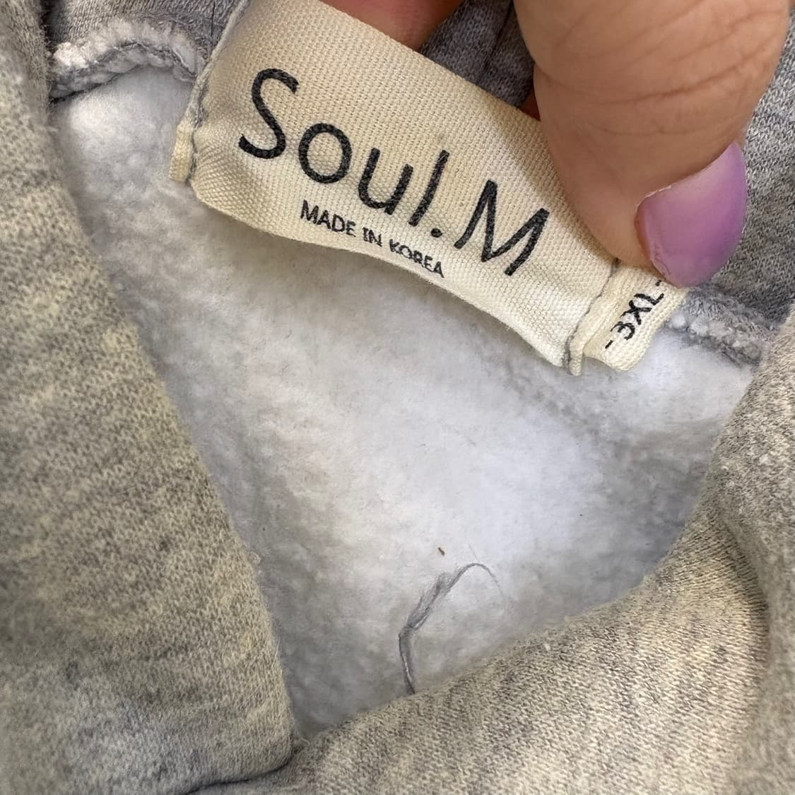 3XL 빈티지 Soul.m 긴팔 후드티 후디 0506J 상품이미지4