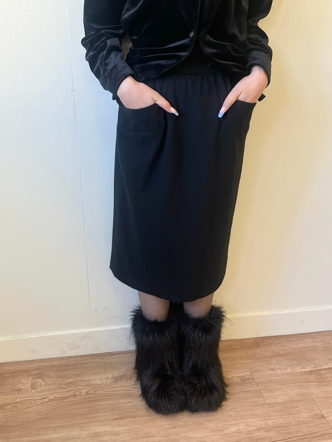 GIVENCHY 포켓 울 스커트 상품이미지5