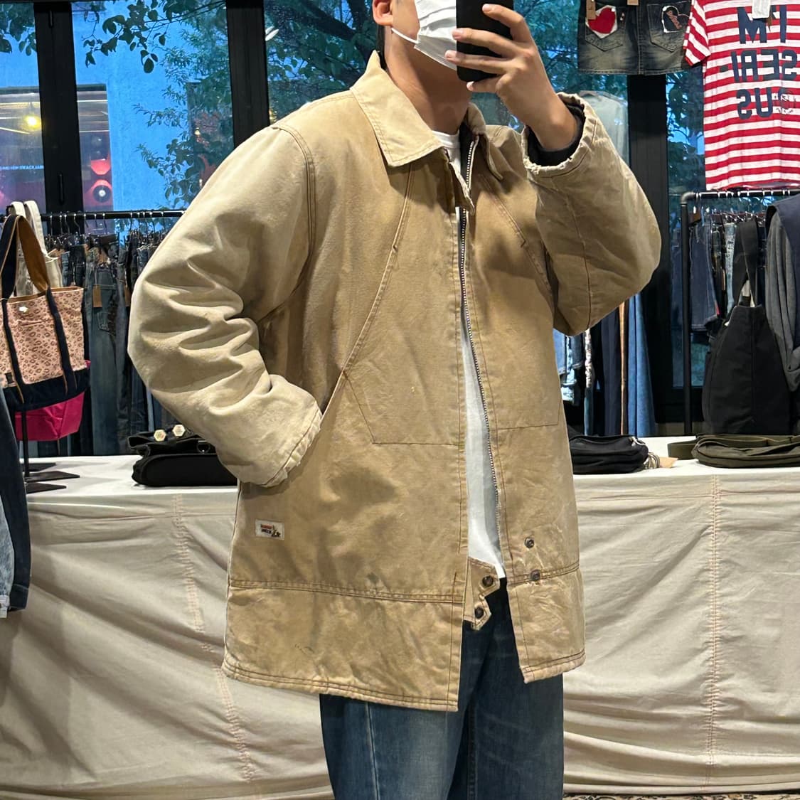 XL) Work King USA 워크웨어 덕 캔버스 워크 자켓 상품이미지8