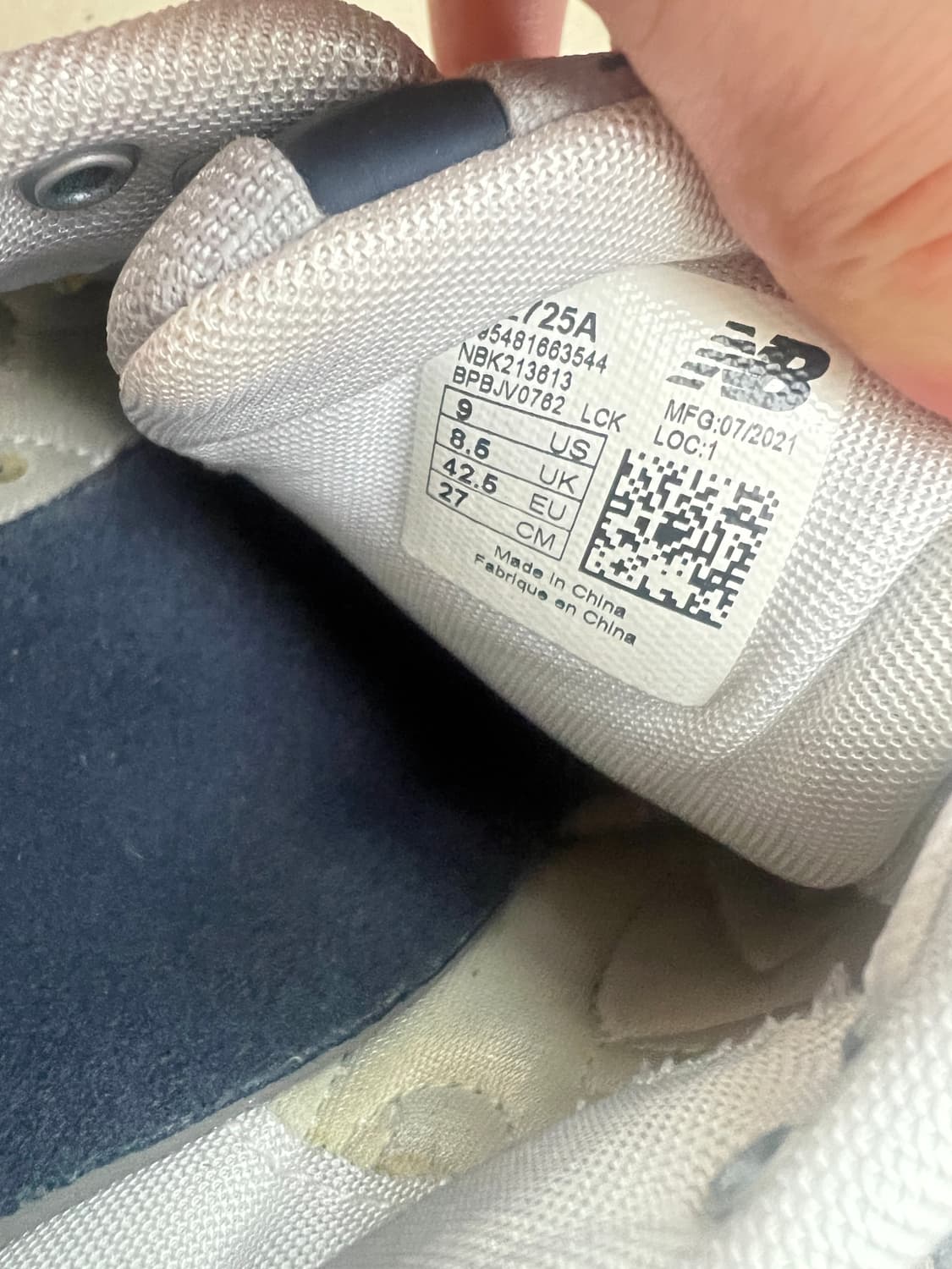 뉴발란스 725 먼셀화이트 270 상품이미지7