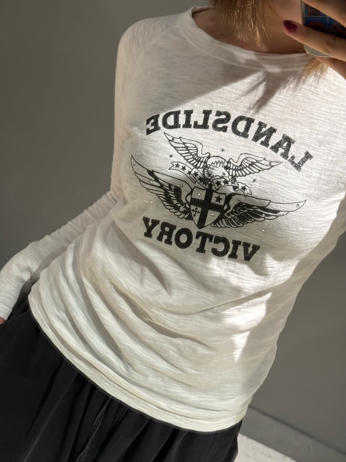 y2k eagle printing detail long sleeve  상품이미지2