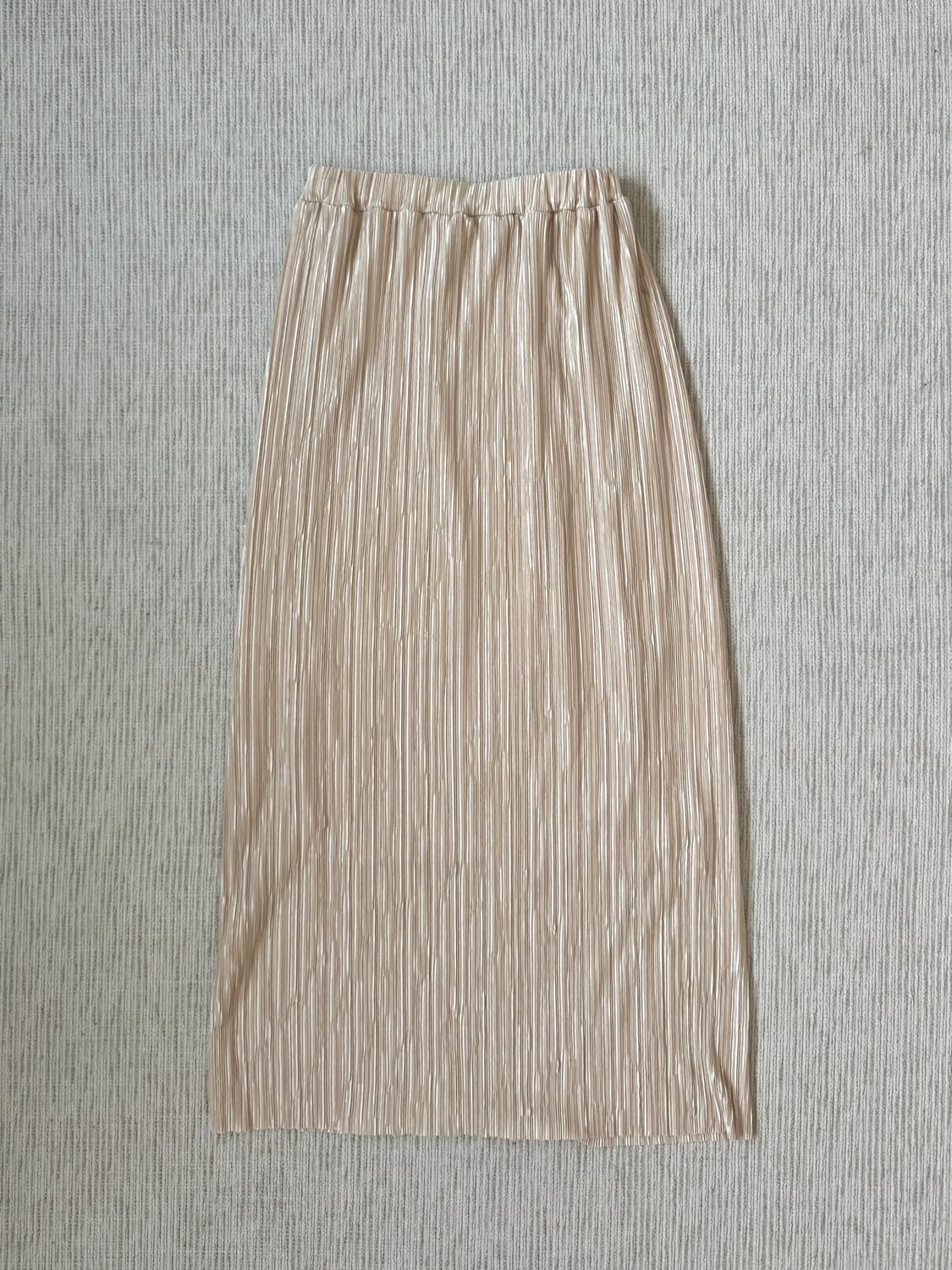 모데스트무드 플리츠 스커트 크림 상품이미지2