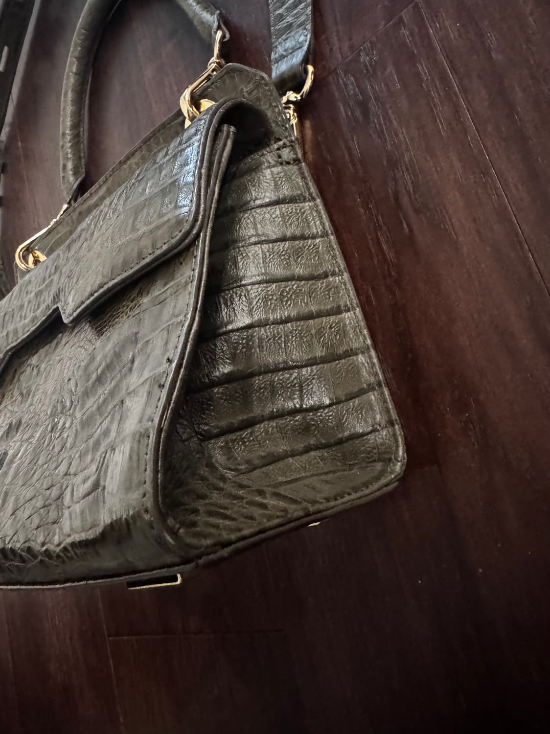 잘모이 리얼 악어백 상품이미지3