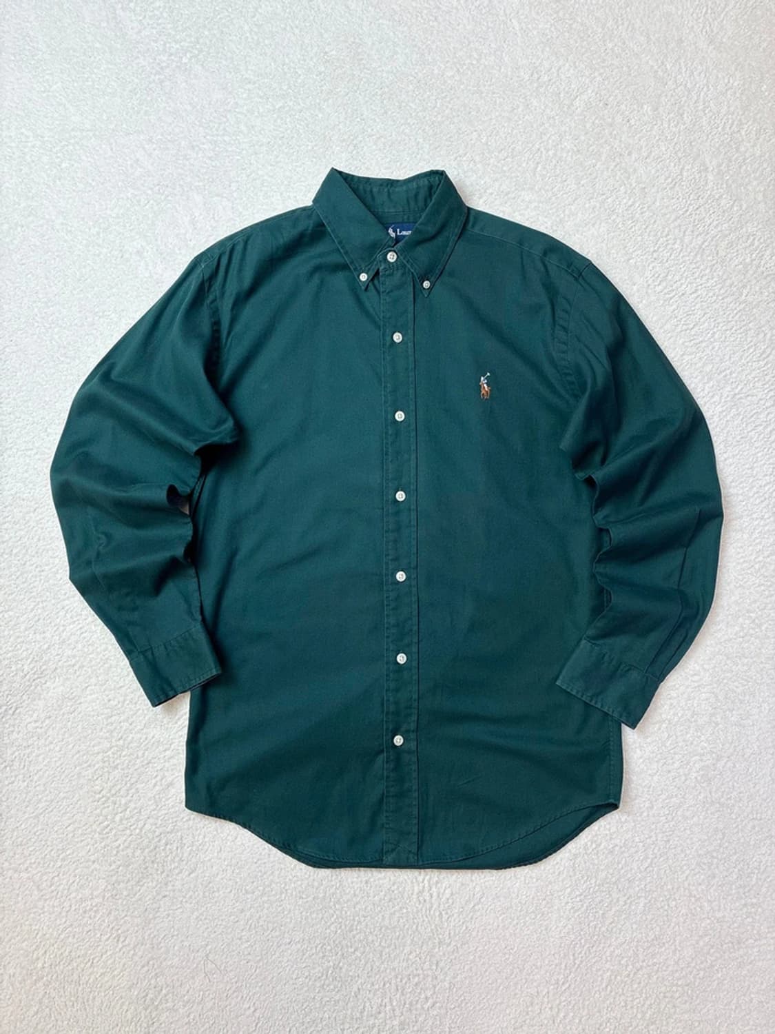 폴로 랄프로렌 90's 코튼 솔리드 로고 셔츠 PN5812 상품이미지1