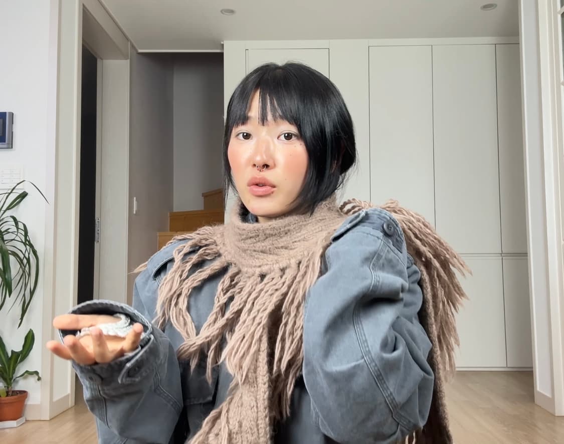 어스지구 머플러 목도리 FRINGE INDIE MUFFLER 상품이미지2