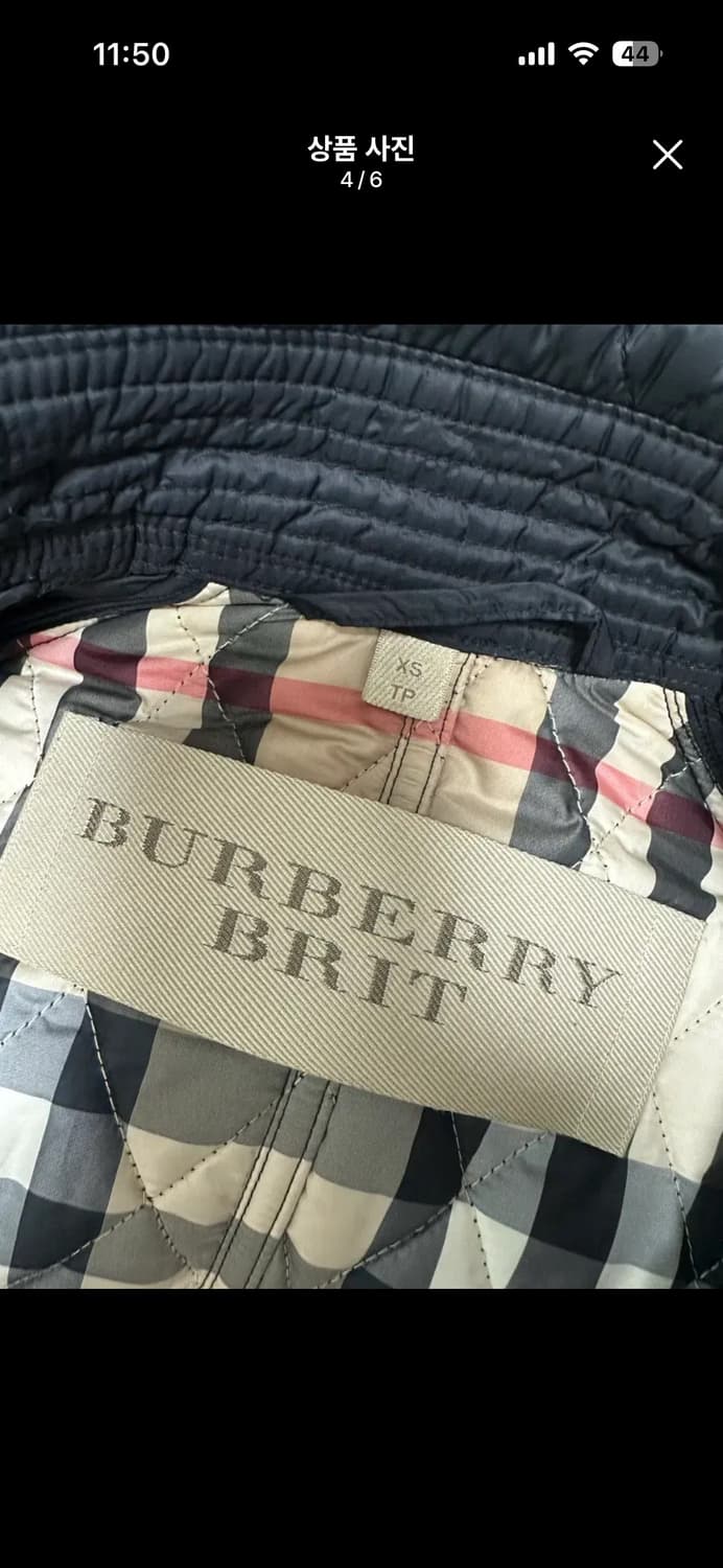 버버리 브릿 퀼팅 자켓 블랙  상품이미지4
