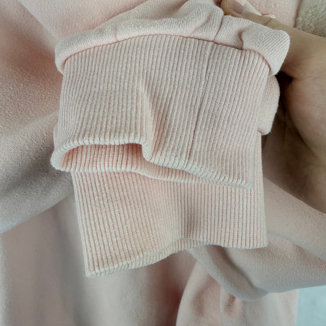 (95) 지프 빅로고 후드 티 베이비핑크 상품이미지5