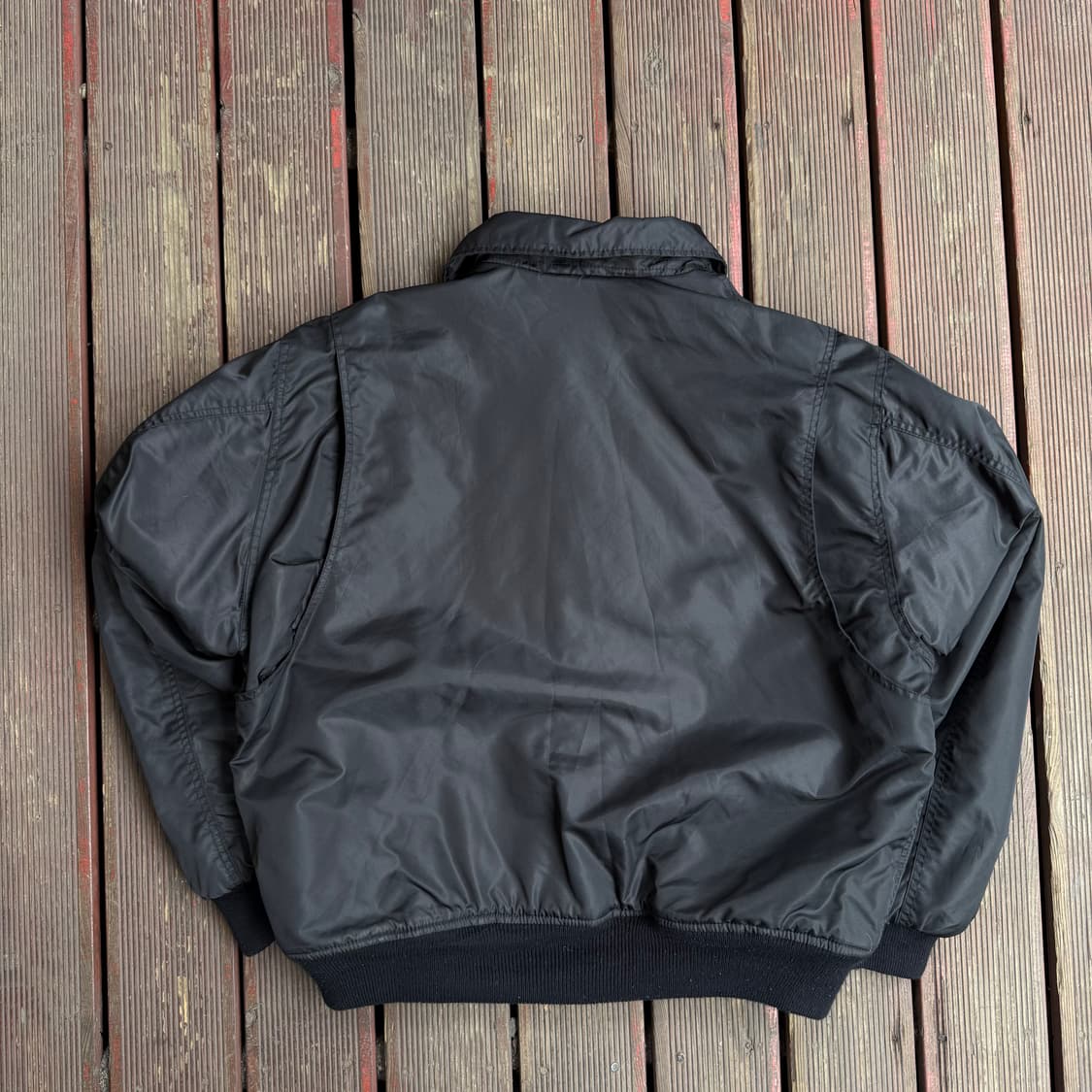 빈티지 카라 cwu 항공점퍼 블랙 상품이미지4