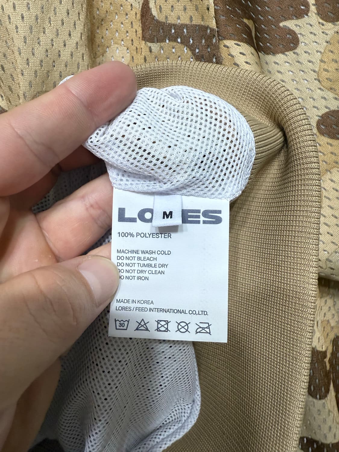 로어즈 LORES 레이어드 매쉬 트랙 집업자켓 M 상품이미지7
