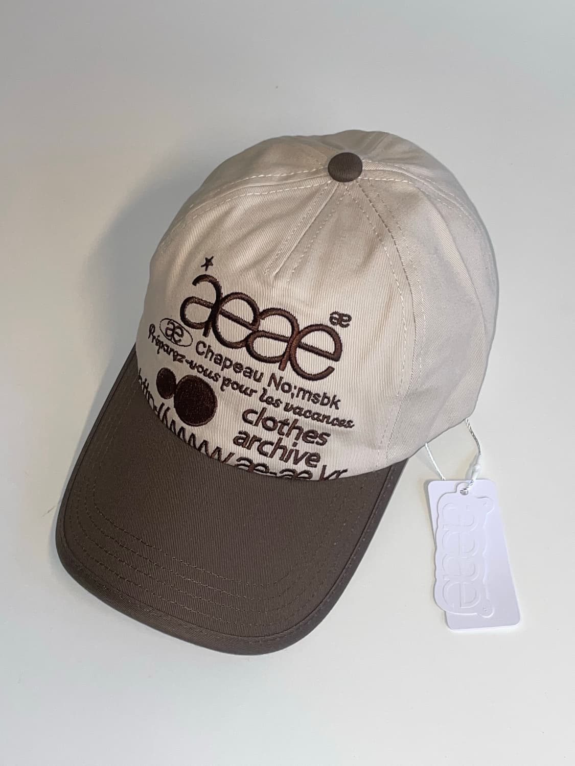 Aeae 브라운 볼 캡 새 상품 상품이미지1