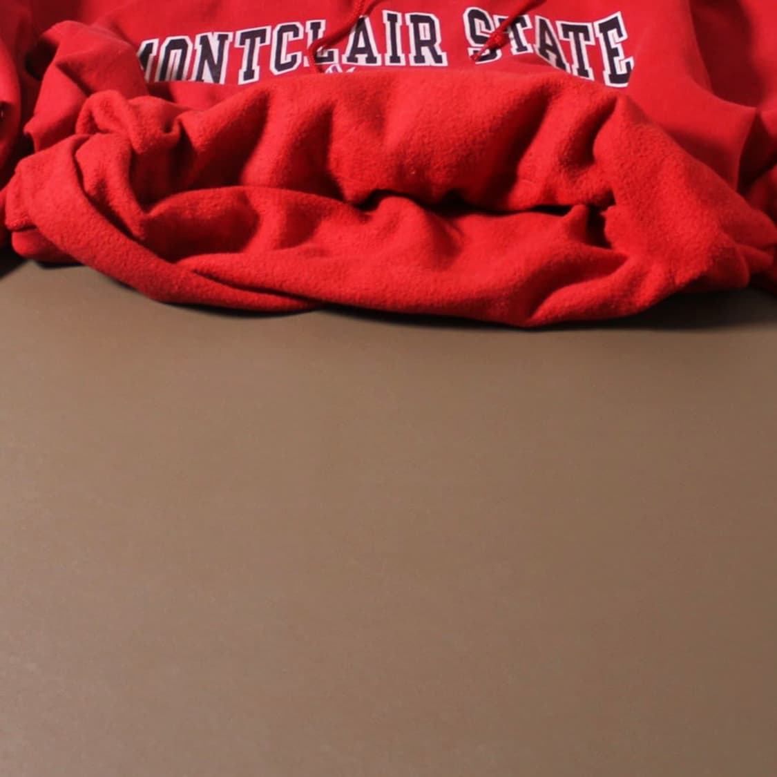 Champion 챔피온 프린팅 기모 레드 후드티  상품이미지3