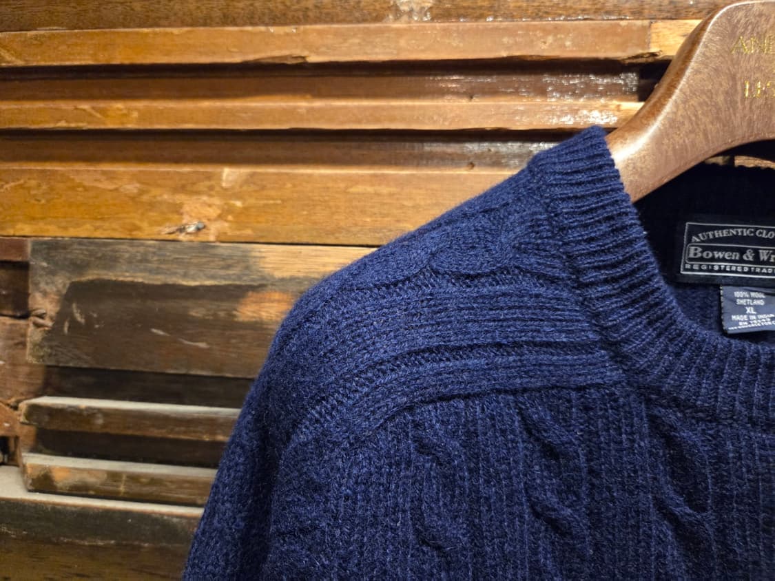 보웬앤라이트 램스울 케이블니트 상품이미지4