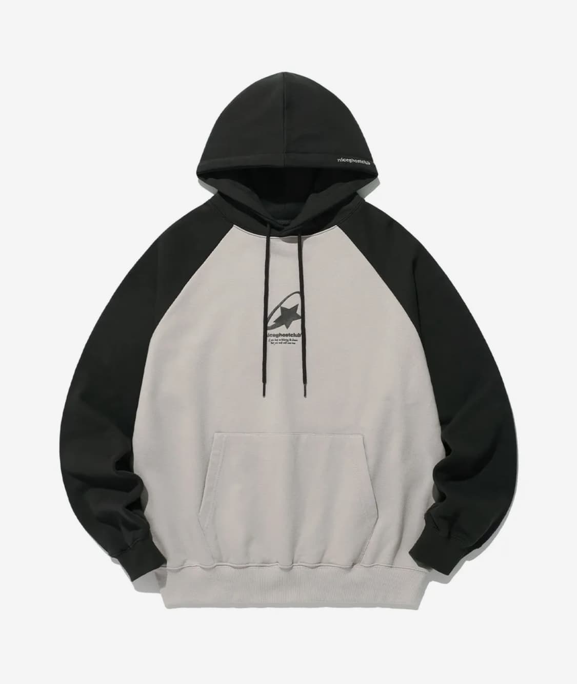 나이스고스트클럽 슈팅스타 로고 후디 베이지 s 상품이미지2