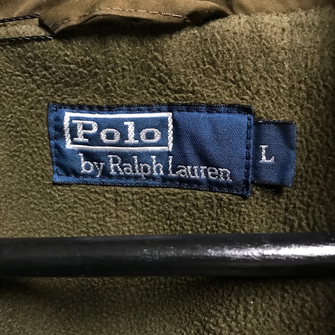 폴로 랄프로렌 기모 페리 자켓 카키 L 상품이미지5