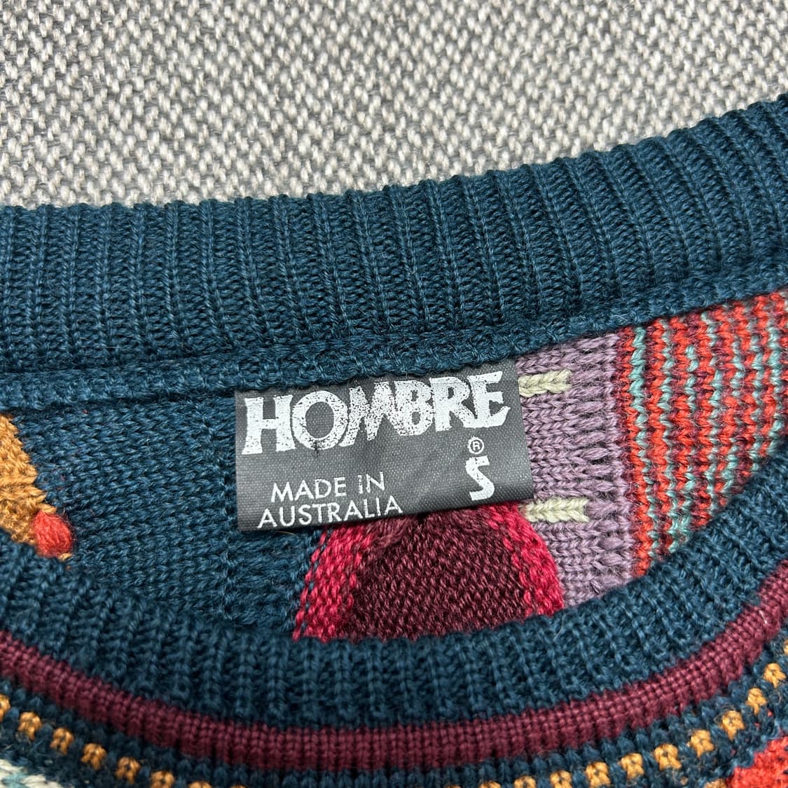 오스트렐리아 빈티지 울 케이블니트(S) 상품이미지2