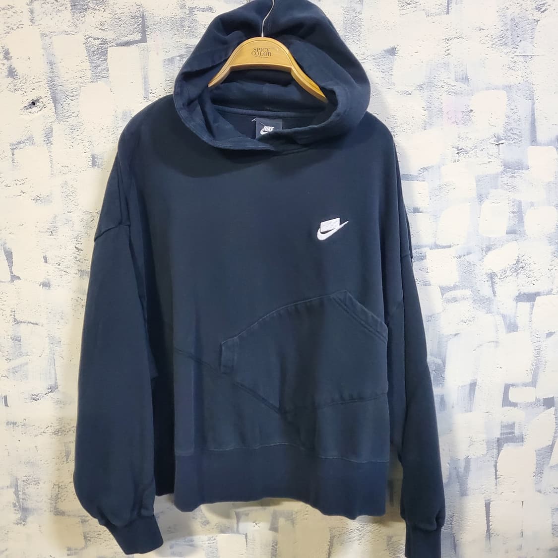 나이키 기모 퓨추라 가오리핏 후드티  상품이미지1