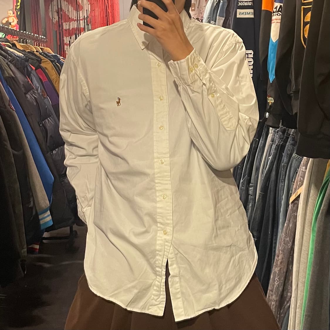 [IM] Polo 폴로랄프로렌 화이트 긴팔셔츠 상품이미지3