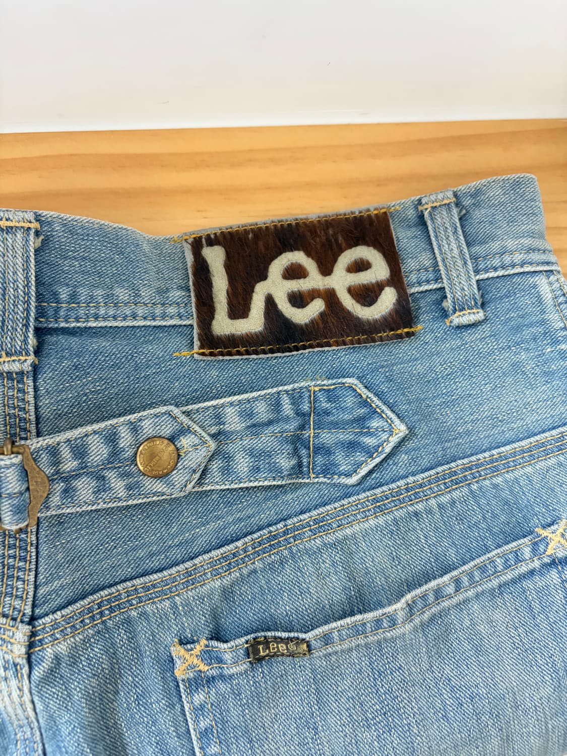LEE cowboy 송치탭 연청 반바지 상품이미지4