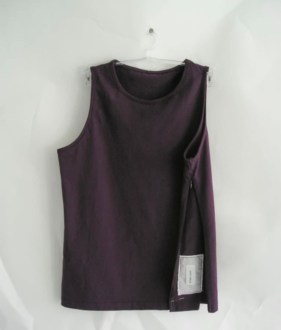 (1)Eonts 애옹쓰 side zipper top 슬리브리스  상품이미지1