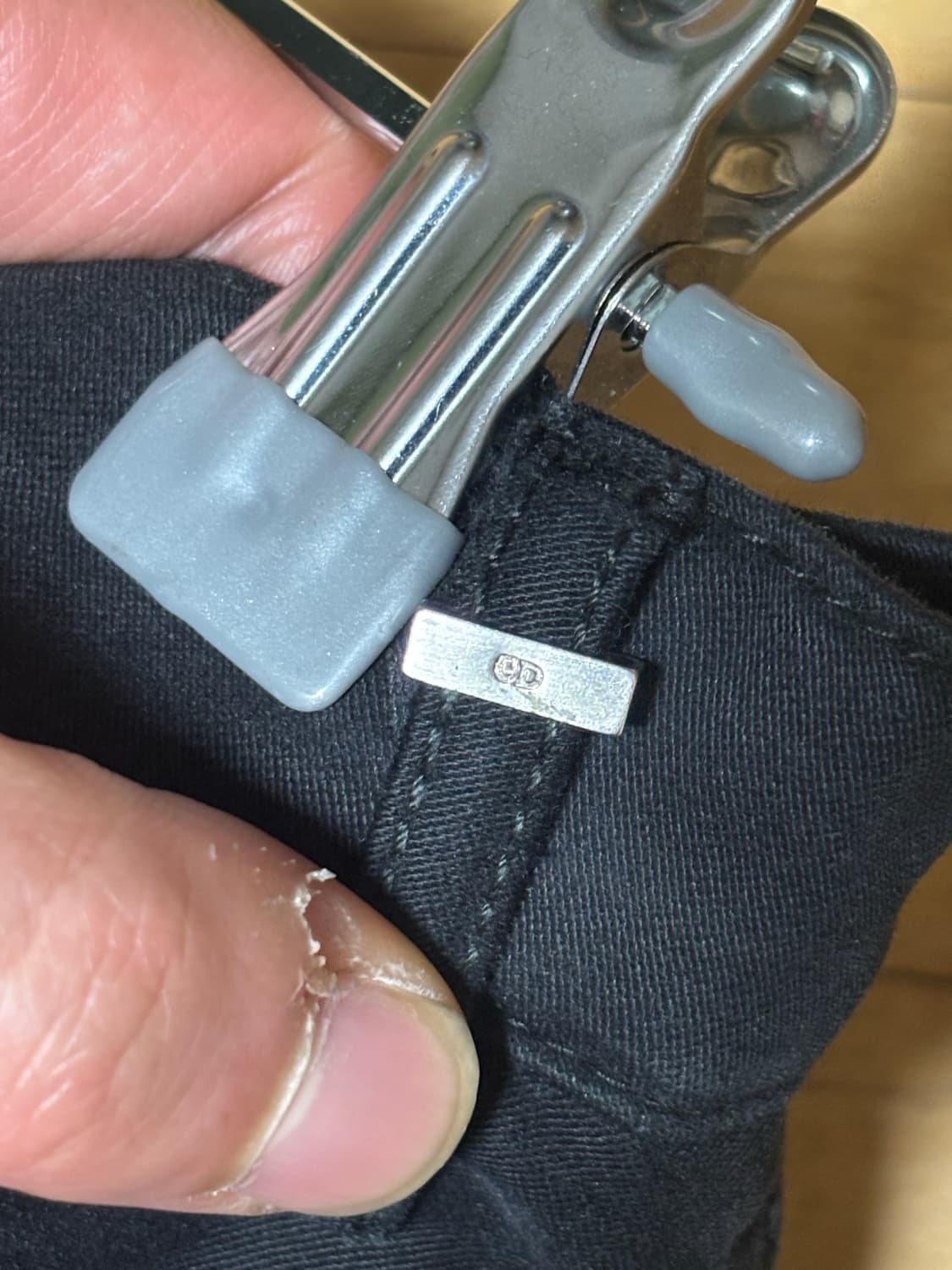 디올옴므 왁스 데님 팬츠 상품이미지3