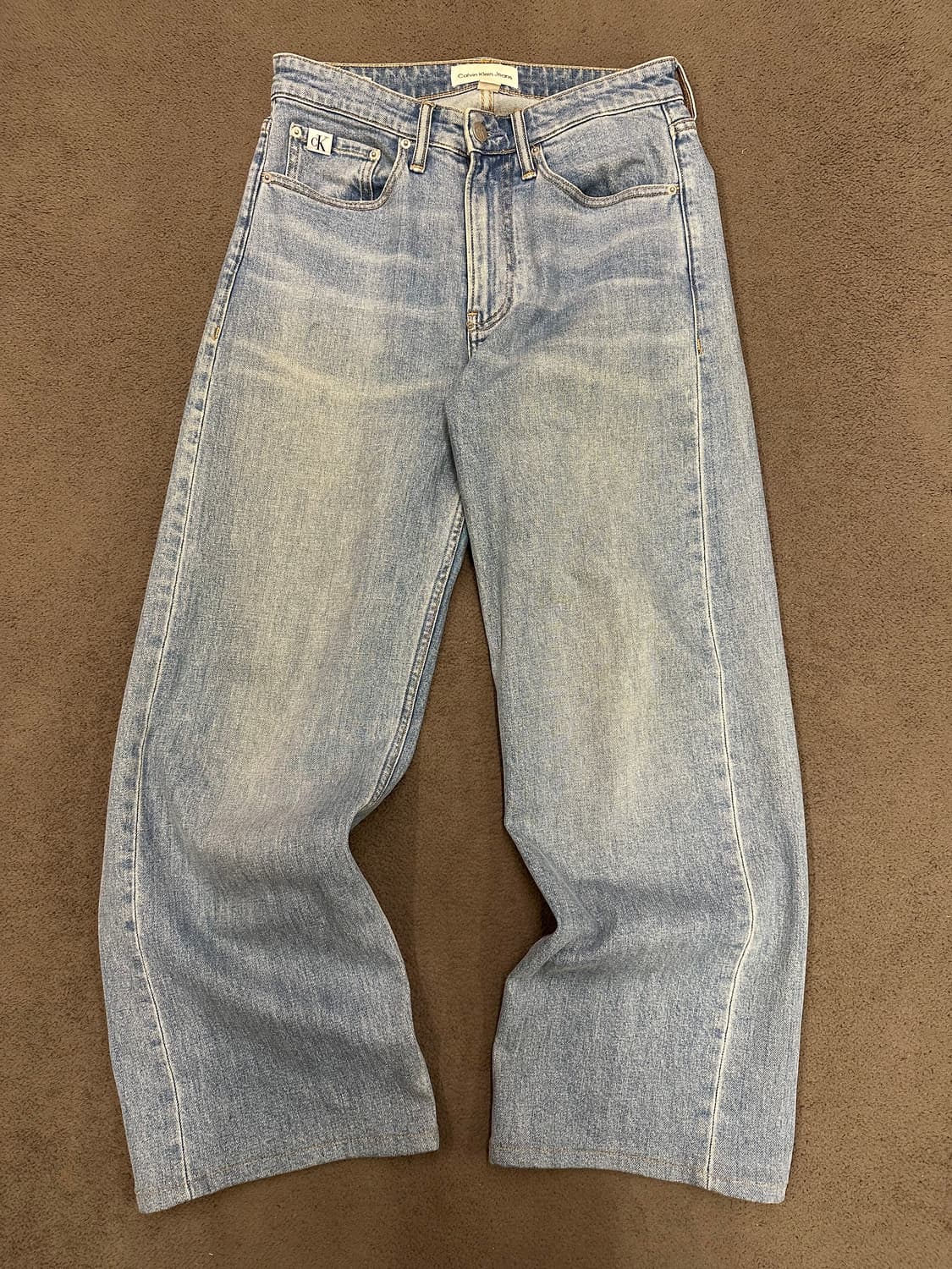켈빈클라인 연청 스트레이트 데님 처분  상품이미지1