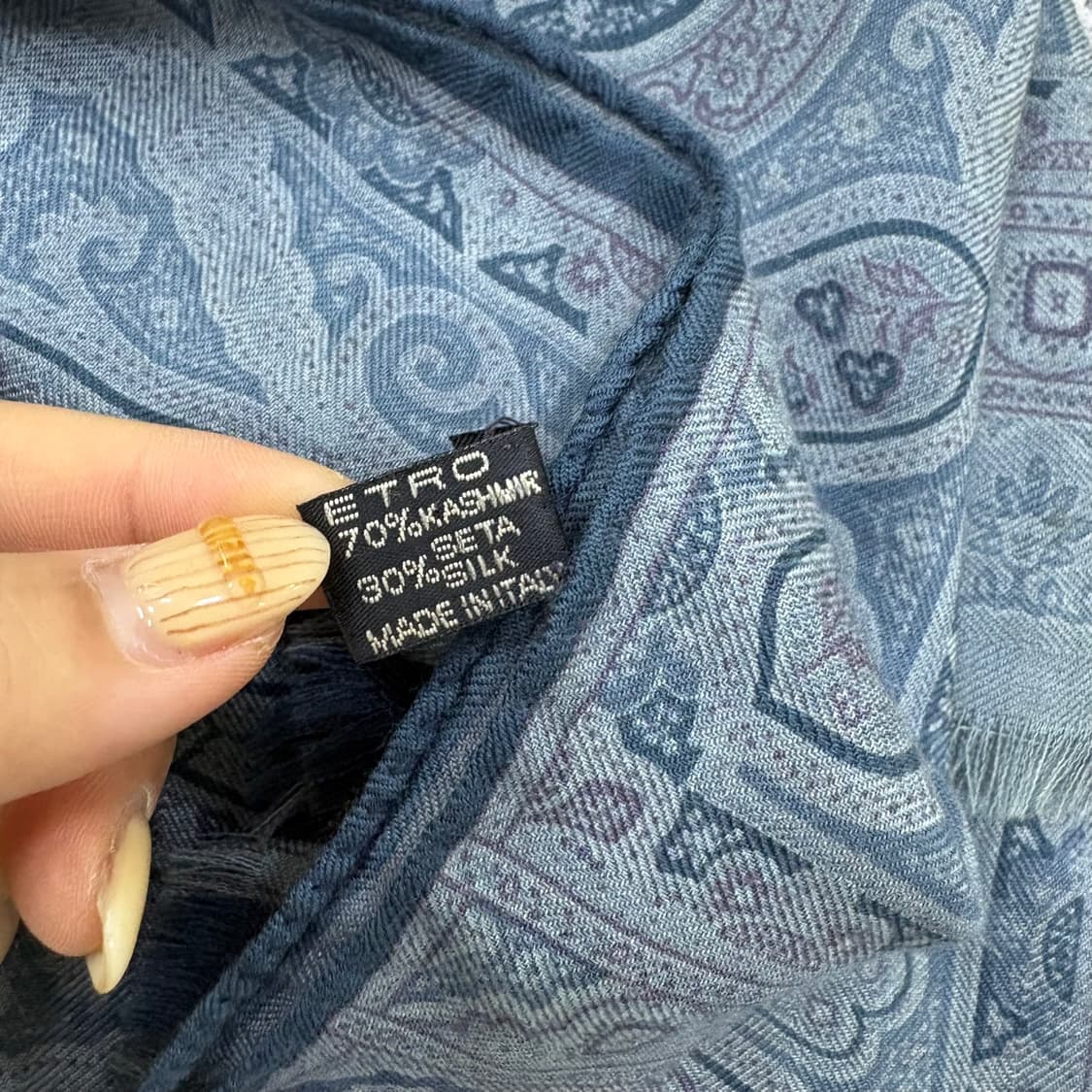 에트로 페이즐리 울 캐시미 스카프 0428J 상품이미지3