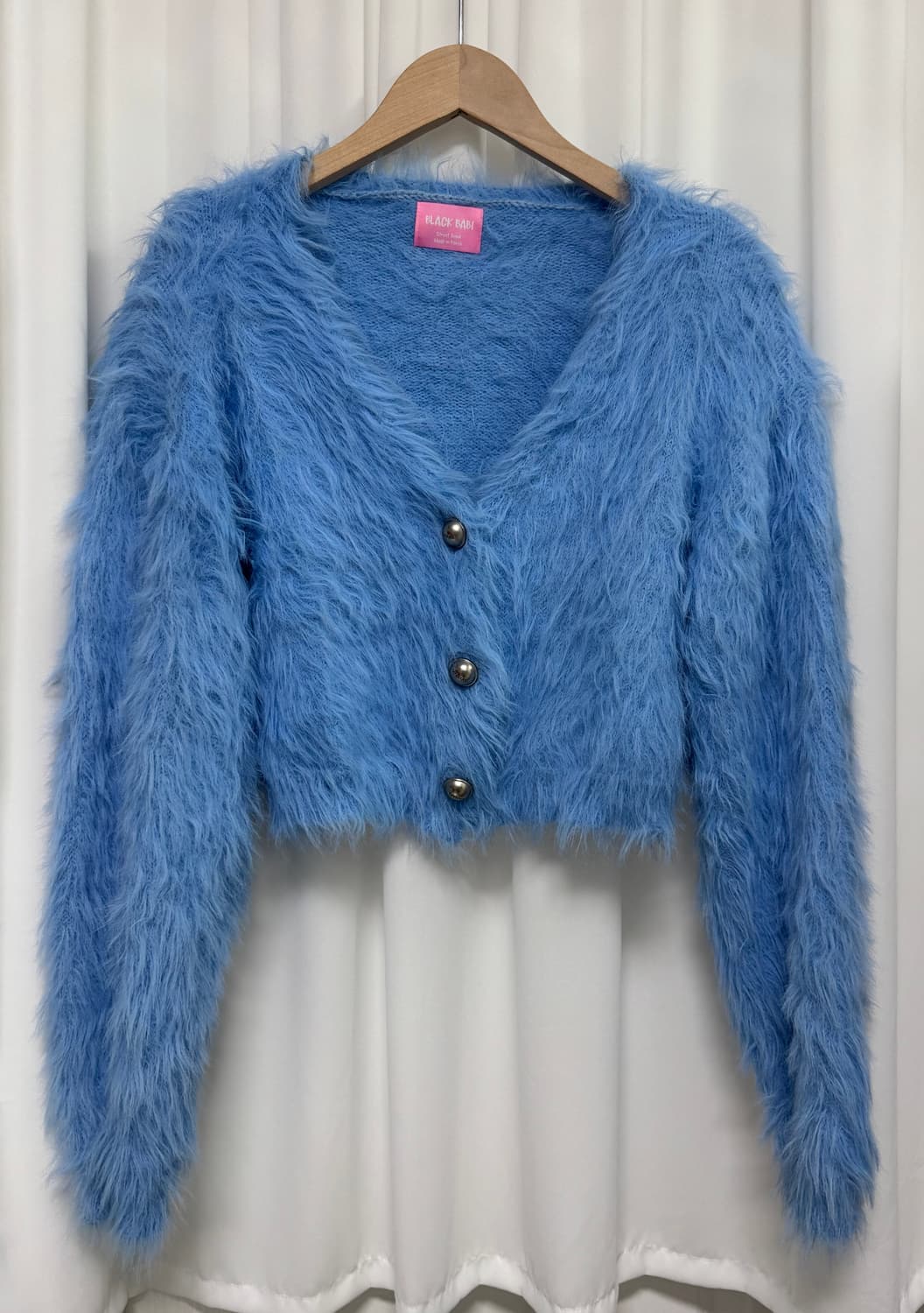 진바니 블랙바비 메리 밍크 가디건 상품이미지1