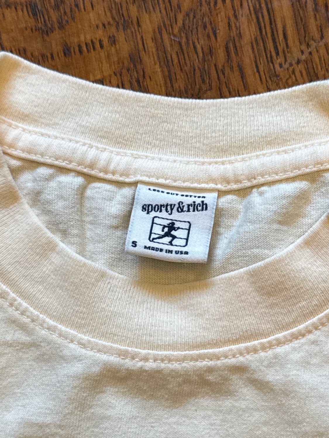 스포티 & 리치 썬 클럽 반팔 티셔츠 화이트 상품이미지2