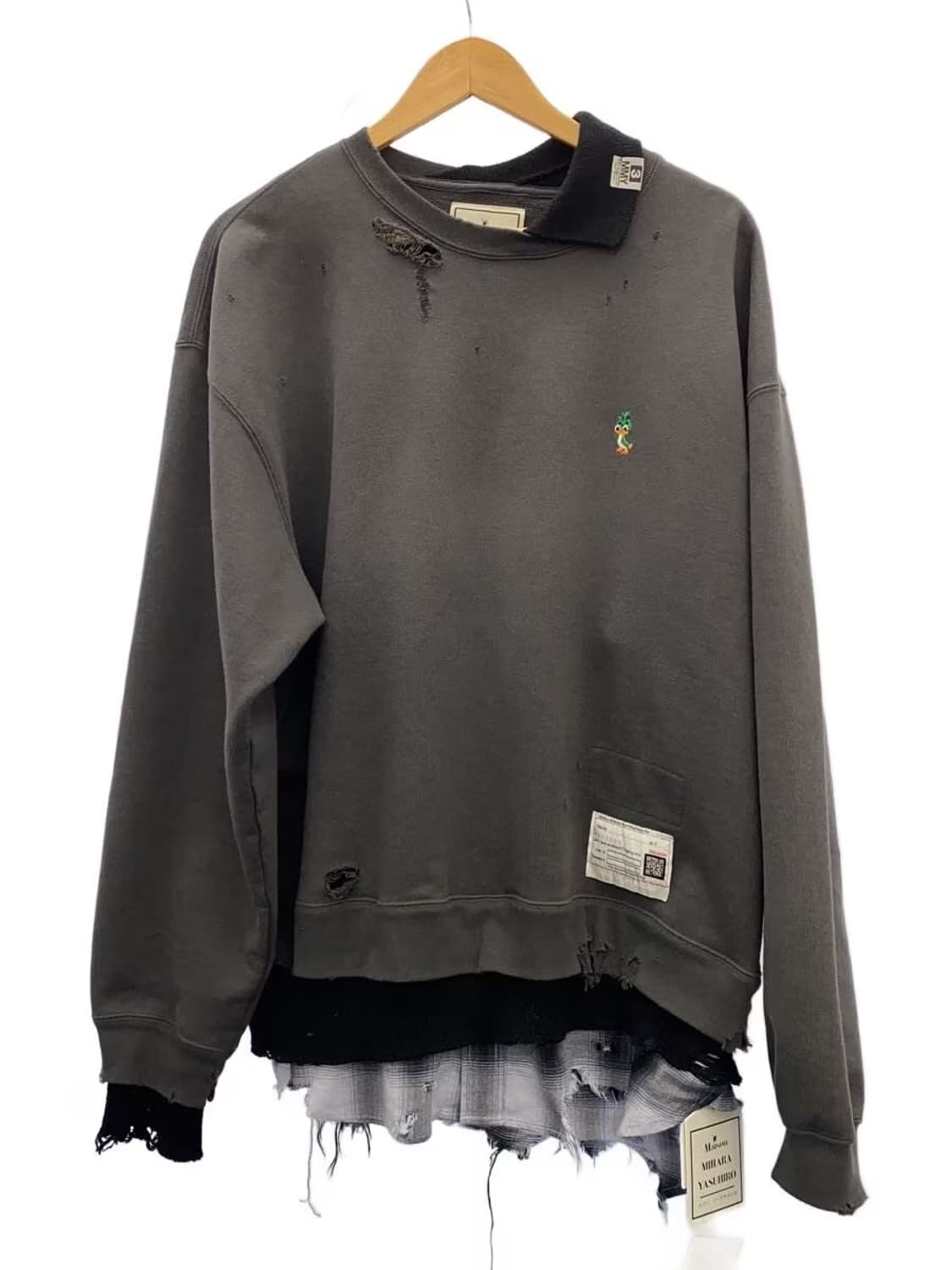 MIHARA YASUHIRO Triple Layered Sweatshir 상품이미지1