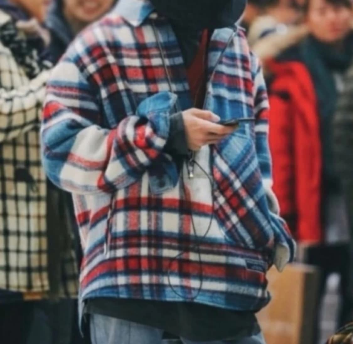 웰던 부티크 체크 아노락 울 자켓 PN7986 상품이미지2