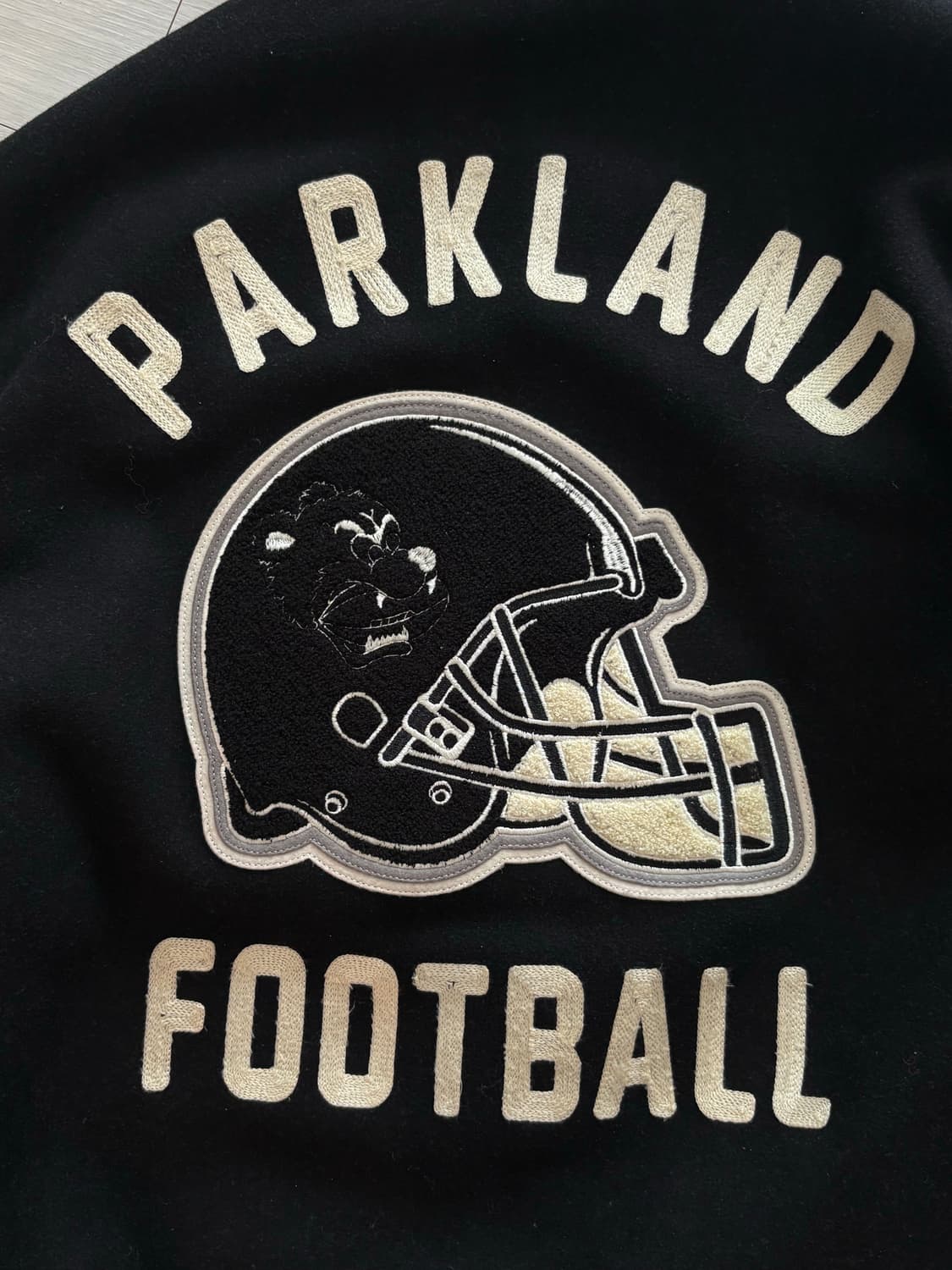 휴스턴 풋볼 바시티 자켓 블랙 (L) 상품이미지5