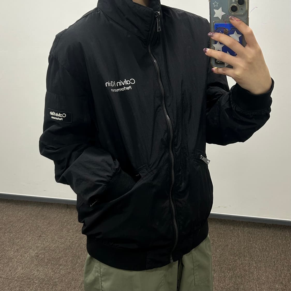 Calvin Klein 캘빈클라인 Performance 블랙 점퍼 상품이미지2