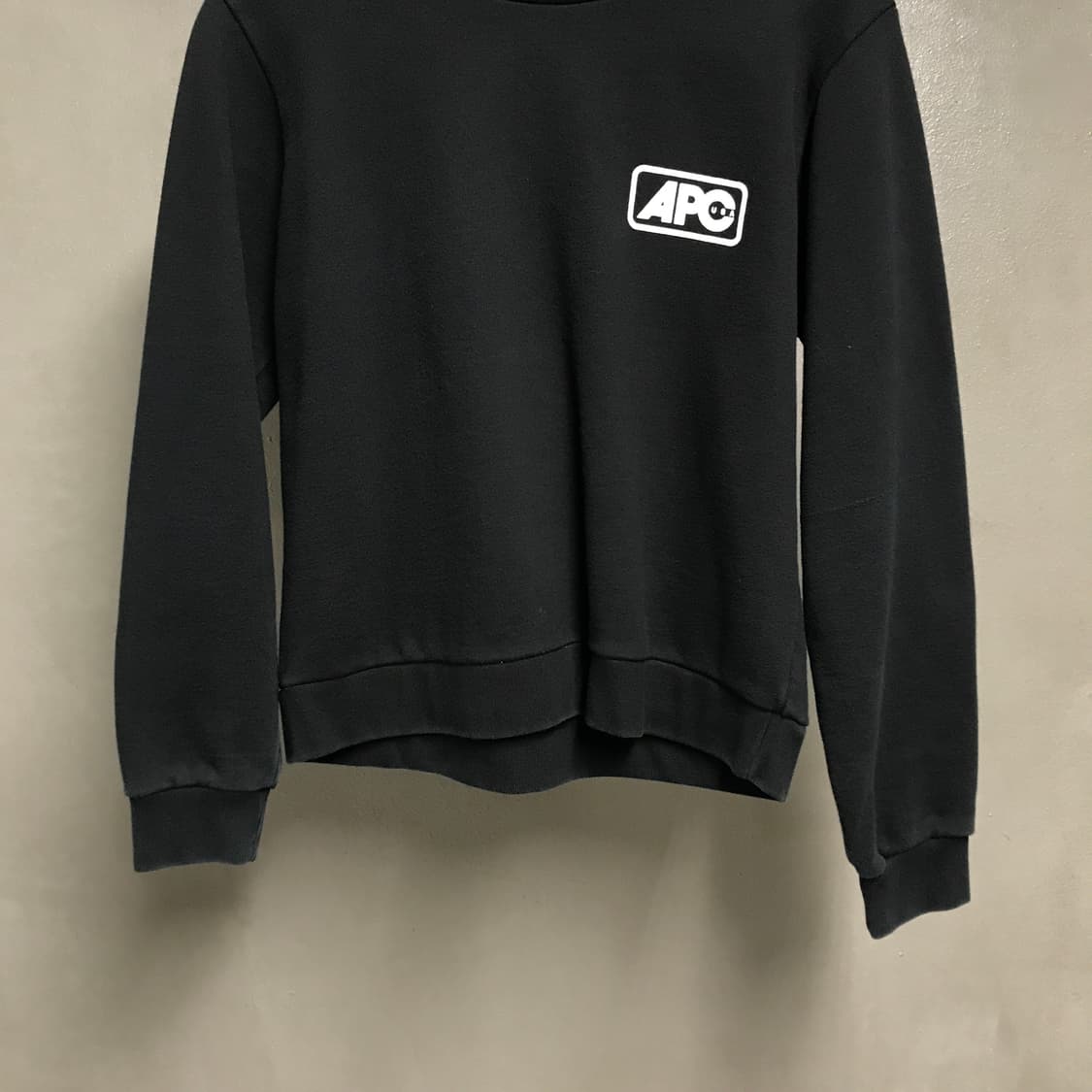 APC 아페쎄 맨투맨 블랙 S(W) 상품이미지3
