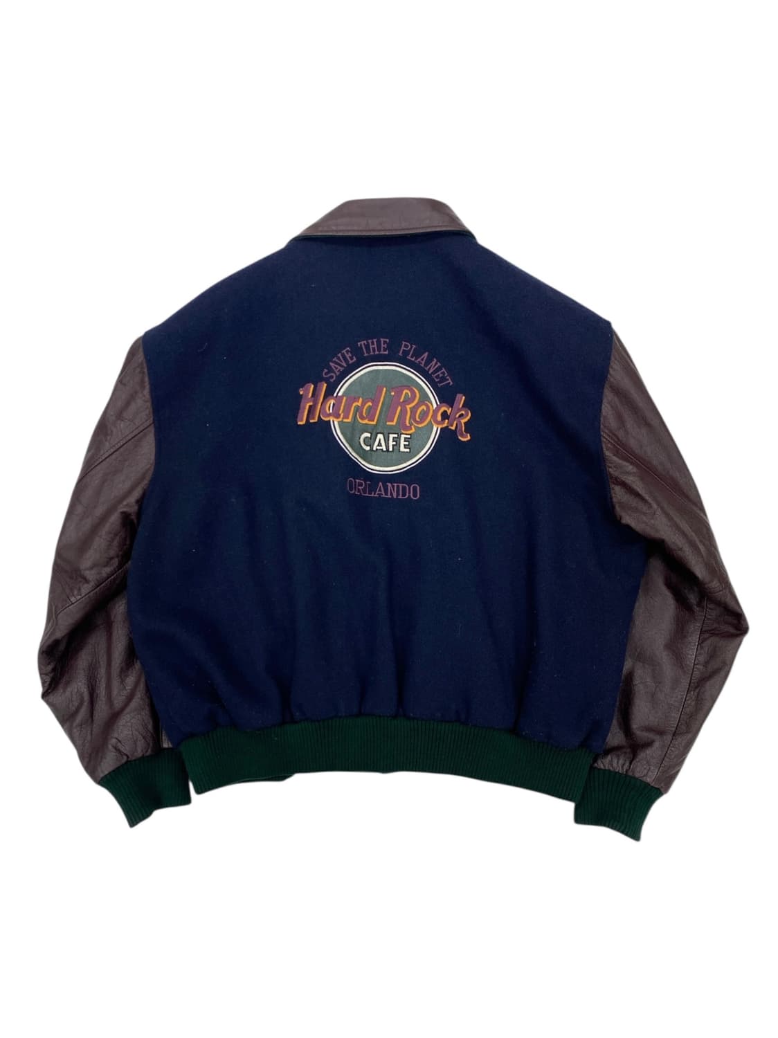 90's 하드락카페 올란도 바시티 자켓 상품이미지2