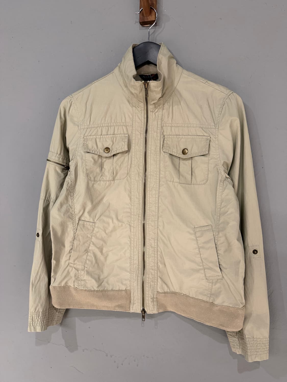 2-pocket detail high-neck jacket 상품이미지5