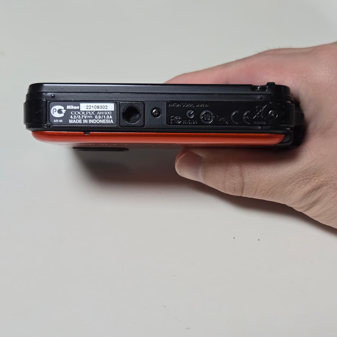 니콘 쿨픽스 AW100 오렌지 디지털 카메라 상품이미지6