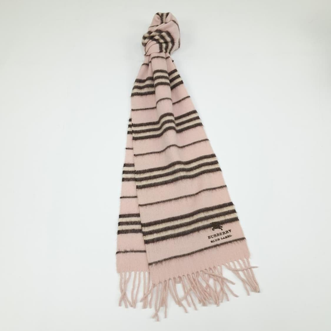 버버리 블루라벨 페일캔디핑크 캐시100 목도리 머플러 (MZ480) 상품이미지1