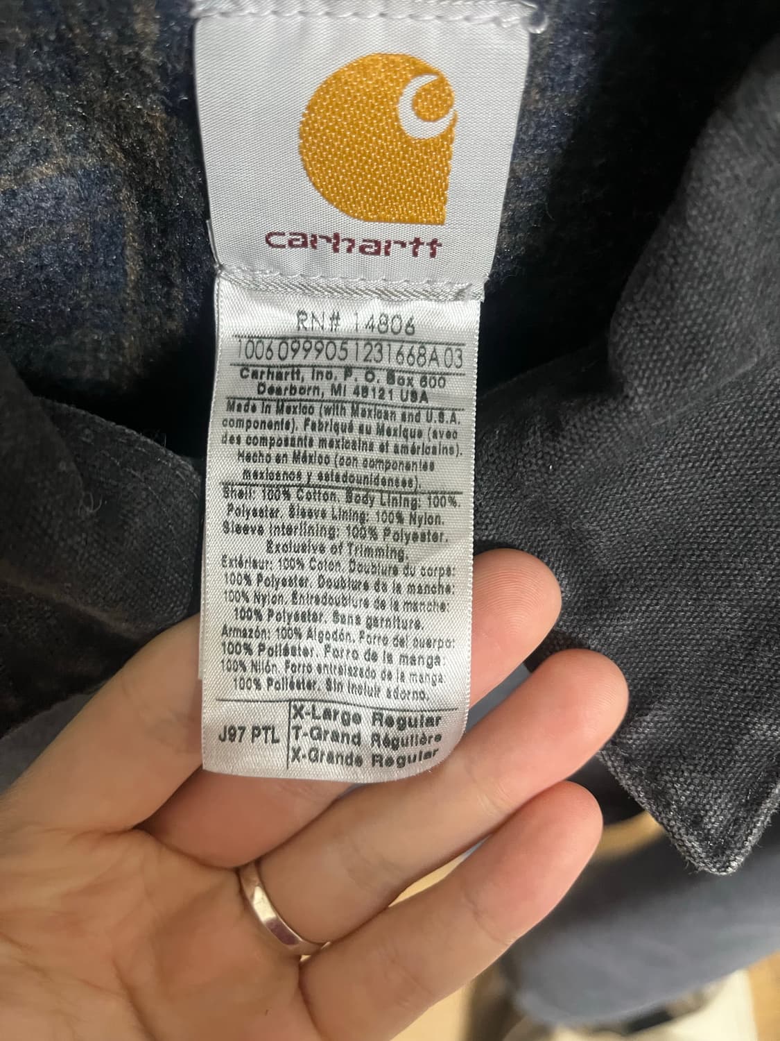 칼하트 j97 디트로이드 자켓  상품이미지2