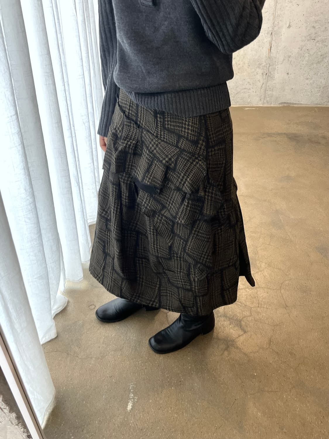 SENSOUNICO 레이어드 프릴 스커트 상품이미지3