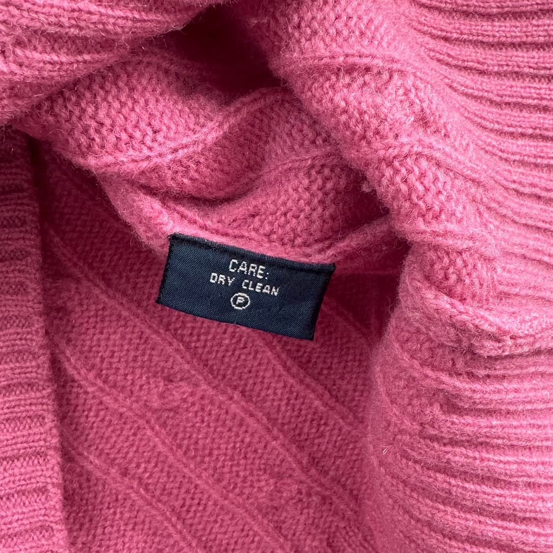 Polo 폴로 민트포니 핑크 케이블 터틀넥 니트  상품이미지6