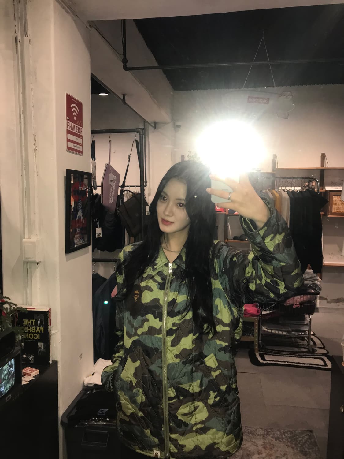 A BATHING APE 00s Camo Quilted Jacket 상품이미지1