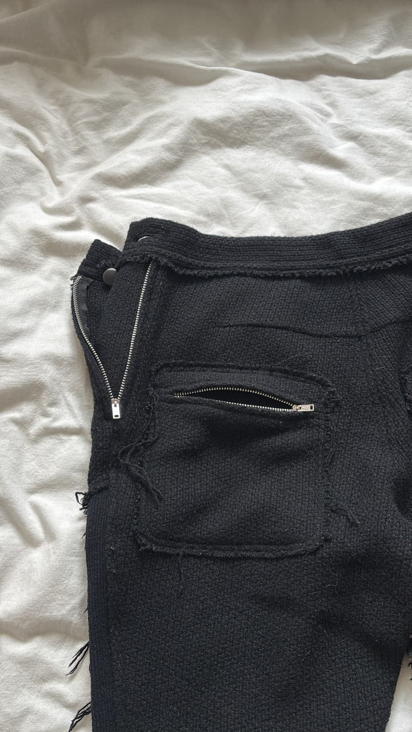 Y's Distressed Wool Pants 상품이미지5